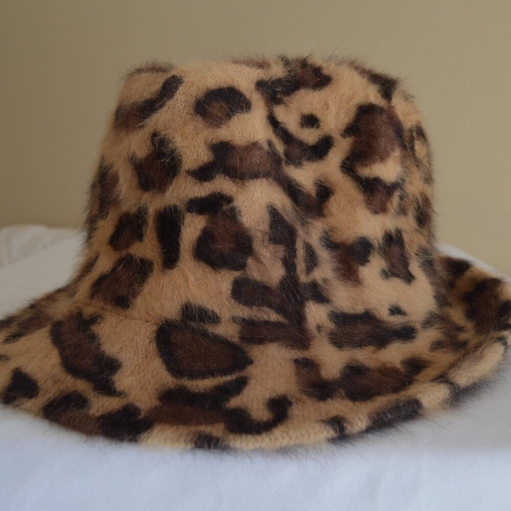 Japanese Brand Leopard Print Women's Fedora
